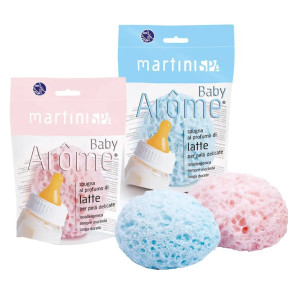Дитяча мочалка-губка Martini Spa Baby Milk Scented Sponge, з молочним ароматом 1 шт